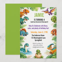 Kinder Dino Geburtstag Thema