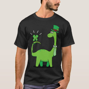 Kinder-Dinosaurier-St.-Patricks-Day-Shamrock-Shirt T-Shirt
