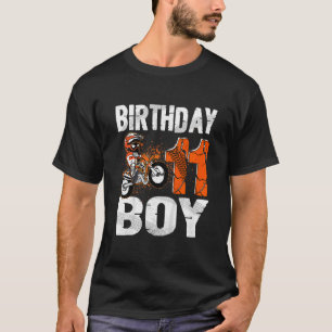 Kinder Dirt Bike Rider 11 Jahre alter Motocross 11 T-Shirt
