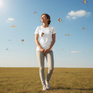 Kinder Drachenfliegen Glückliche Kindheit T-Shirt