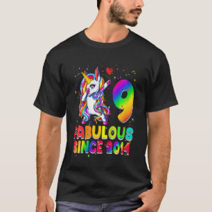 Kinder Einhorn 9 Jahre alt Fabelhaft seit 2014 9th T-Shirt