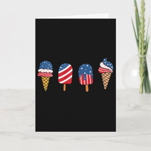 Kinder Eis 4. Juli Cooler Dessert Patriotisch  Karte