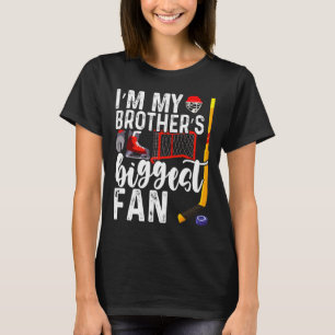 Kinder-Eishockey-Großer-Bruder-größter-Fan-für-Kle T-Shirt