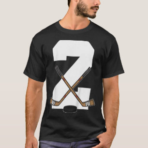 Kinder-Eishockey Kinder Kleinkind Jungen 2. Geburt T-Shirt