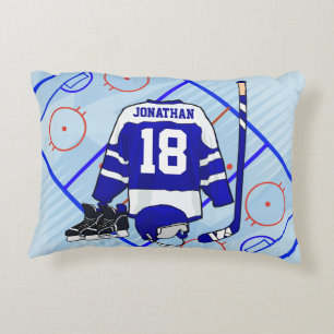 Kinder Eishockey Schlafzimmer und En Suite Kollekt Dekokissen