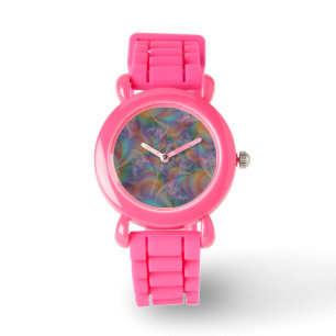 Kinder Eleganter rosafarbener Glitzer Strap Watch Armbanduhr