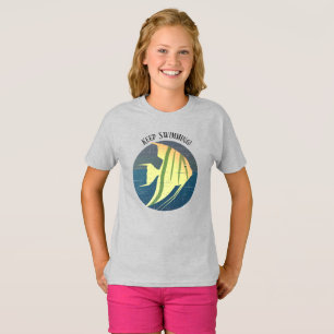 Kinder Engelfische schwimmen weiter, besorgt T-Shirt
