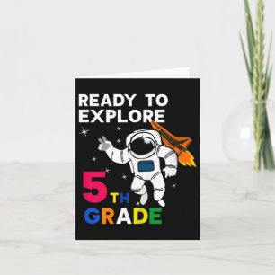 Kinder entdecken 5. Klasse Astronaut zurück Karte