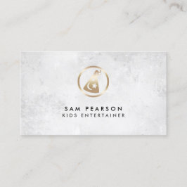 Kinder-Entertainer-Assistent für Icon-Visitenkarte Visitenkarte