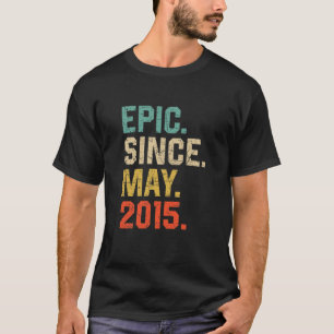 Kinder Epic Seit Mai 2015 Boys Girls Vintag 7th Bi T-Shirt