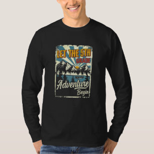 Kinder erster Schultag, lasst das 5. Schuljahr Abe T-Shirt
