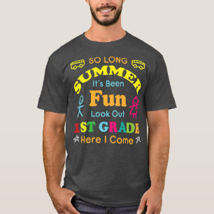 Kinder erster Tag der ersten Klasse Zurück zur Sch T-Shirt
