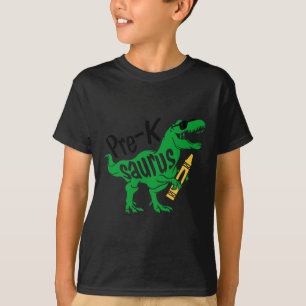 Kinder Erster Tag der Pre K Saurus Trex Girls Boys T-Shirt