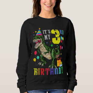 Kinder Es ist mein 3. Geburtstag Junge 3 Jahre alt Sweatshirt