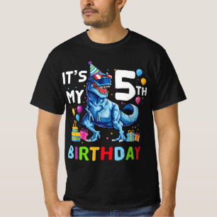 Kinder Es ist mein 5. Geburtstags-Glück 5 Jahre T- T-Shirt