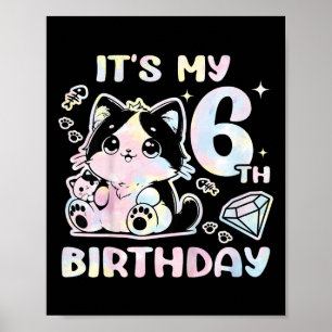 Kinder Es ist mein 6. Geburtstagskind, 6 Jahre alt Poster
