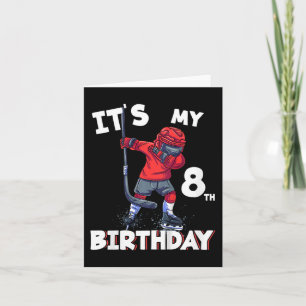 Kinder Es ist mein 8. Geburtstag 8 Jahre alter Eis Karte
