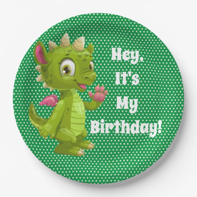 Kinder Es ist mein Geburtstag Pappteller (Vorderseite)