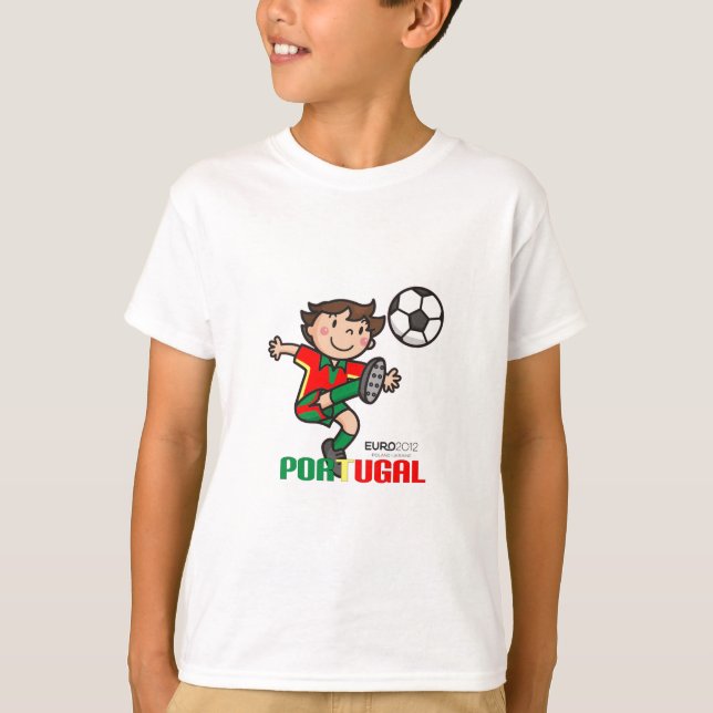 Kinder - Euro 2012 - Portugal T-Shirt (Vorderseite)