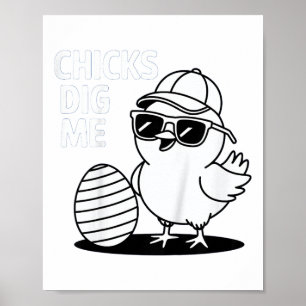 Kinder färben mich in Hühnern, die ich glückliche  Poster