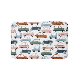 Kinder farbiges Retro-Modell Badematte