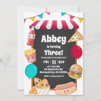 Kinder Fast Food Stand Thema Geburtstag