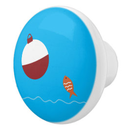 Kinder Fisch und Köder Keramikknauf