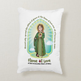 Kinder FOL Mama Mary Icon + Unity Gebet Akzent Kis Dekokissen