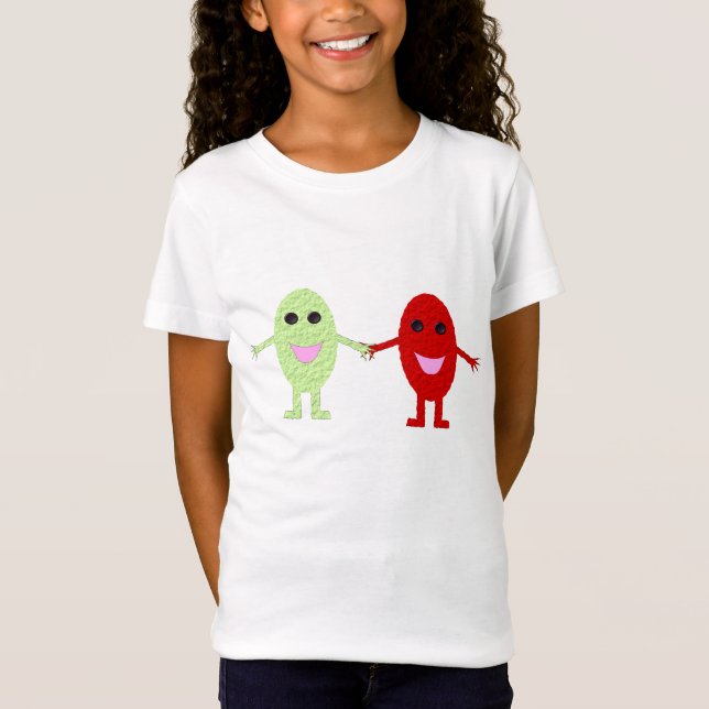 Kinder Freunde T Shirt (Vorderseite)