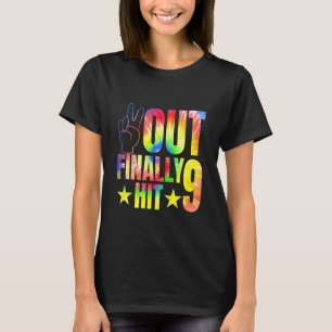 Kinder Frieden draußen endlich treffen 9 Jahre alt T-Shirt