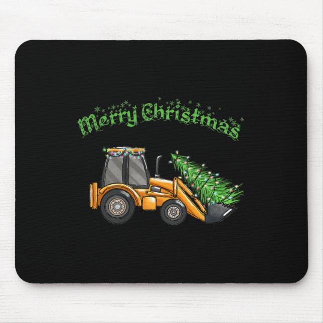 Kinder frohe Weihnachten (Frontlader) Mousepad (Vorne)