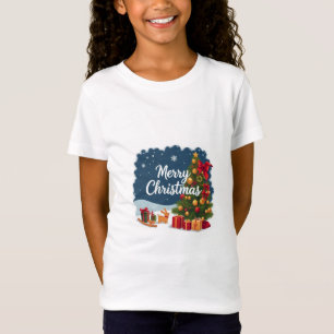"Kinder Frohe Weihnachten T - Shirt - Feiertag Te