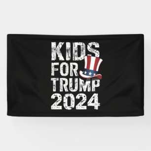 Kinder für Trump USA-Wahl 2024 Banner