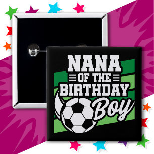 Kinder Fußball Party Nana von Birthday Boy Button