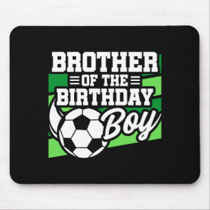 Kinder Fußballparty Bruder des Geburtstagskindes Mousepad