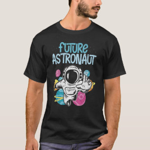 Kinder Galaxie Weltraumwissenschaft Planeten Zukun T-Shirt