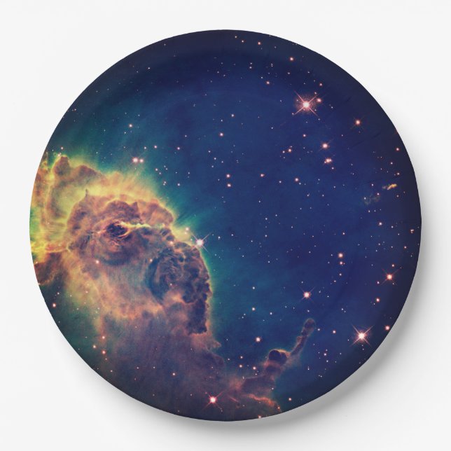 Kinder Galaxy Weltraum Universum Thema Partei muss Pappteller (Vorderseite)