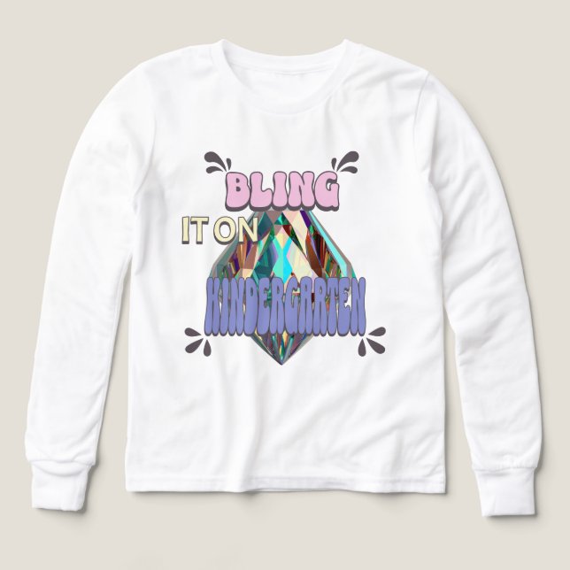 Kinder-garten-Mädchen-Bling, Kindergarten (Design Vorderseite)