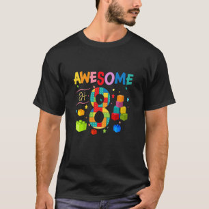 Kinder Gebäude Blöcke Phantastisch 8 Jahre alt 8 J T-Shirt