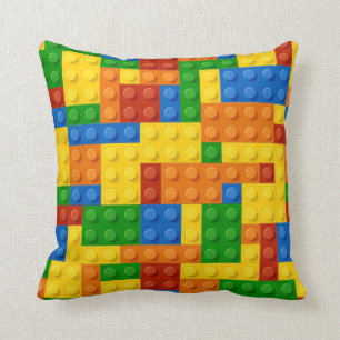 Kinder Gebäude Blocks Pillow Kissen