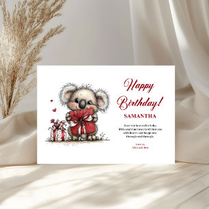 Kinder Geburtstag Personalisierte Fantasie-Tier-Ka