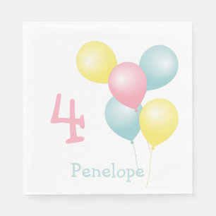 Kinder-Geburtstagsparty Ballons Napkins Serviette