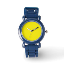 Kinder Gelbe Armbanduhr mit nummerierter Armbanduh