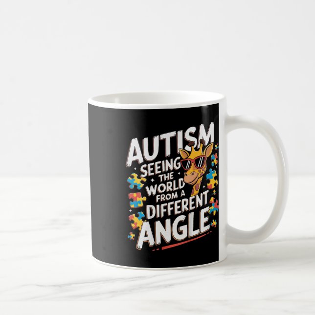 Kinder Giraffe Autismus sehen Welt anders Winkel A Kaffeetasse (Rechts)