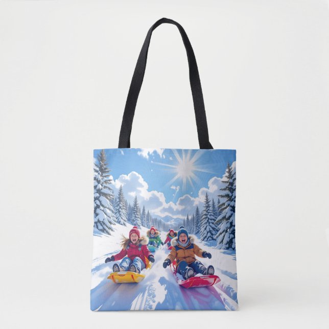 Kinder Glegendär Winterspass pur Tasche (Vorderseite)