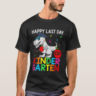 Kinder glücklich am letzten Tag des Kindergartens T-Shirt