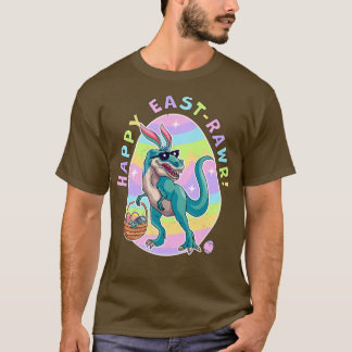 Kinder glücklich EastRawr Niedlich Dinosaurier Bun T-Shirt