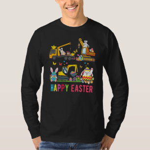 Kinder glückliche Osterbaukrane LKW Jungen 1 T-Shirt