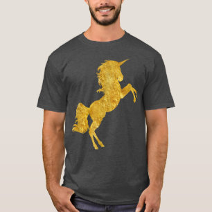 Kinder Gold Unicorn Geschenk Girls T-Shirt