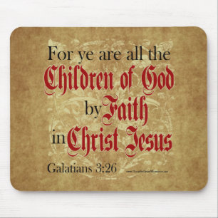 Kinder Gottes durch Glauben Mousepad